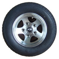 Alloy trailer wheel