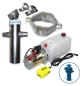 Preview: Hydraulic pump aggregat - 12Volt + hydraulic cylinder 900mm + cradle