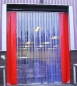 Preview: 200 x 2 mm Weich-PVC - 50 Meter 50m Rolle polar bläulich-transparent  z.B. f.  Lamellen Vorhang