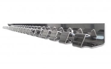Hook strip mounting rail 984 mm stainless steel