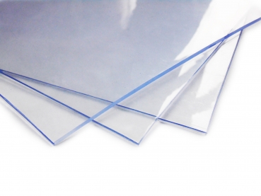 3 x 1100 mm Weich PVC  Platte 20 Meter 20 m  - transparent