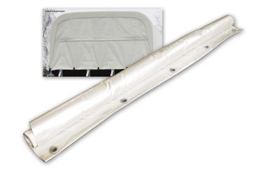 Automatic blanket blind / rolling tarpaulin for horse trailer white 1,65 x 0,90 m