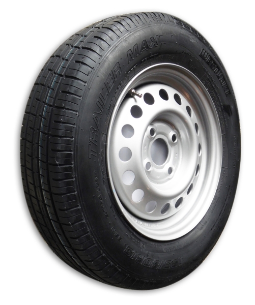 145/80R13 79N LK 4x100 4Jx13 Komplettrad Ersatzrad für Pkw Anhänger Wohnwagen