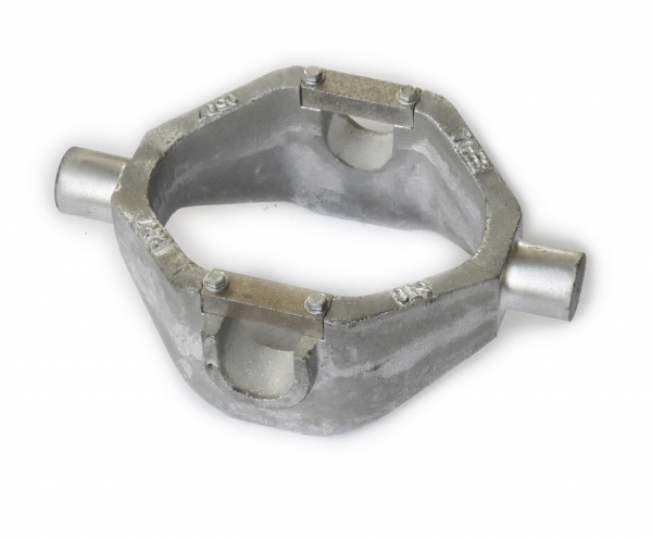 Cradle / Gimbal for Hydraulic cylinders / telescopic cylinders  45 mm size 5 Mariz - galvanized