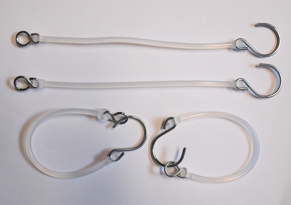 2x Partition hooks / safety tape - horse trailer etc.